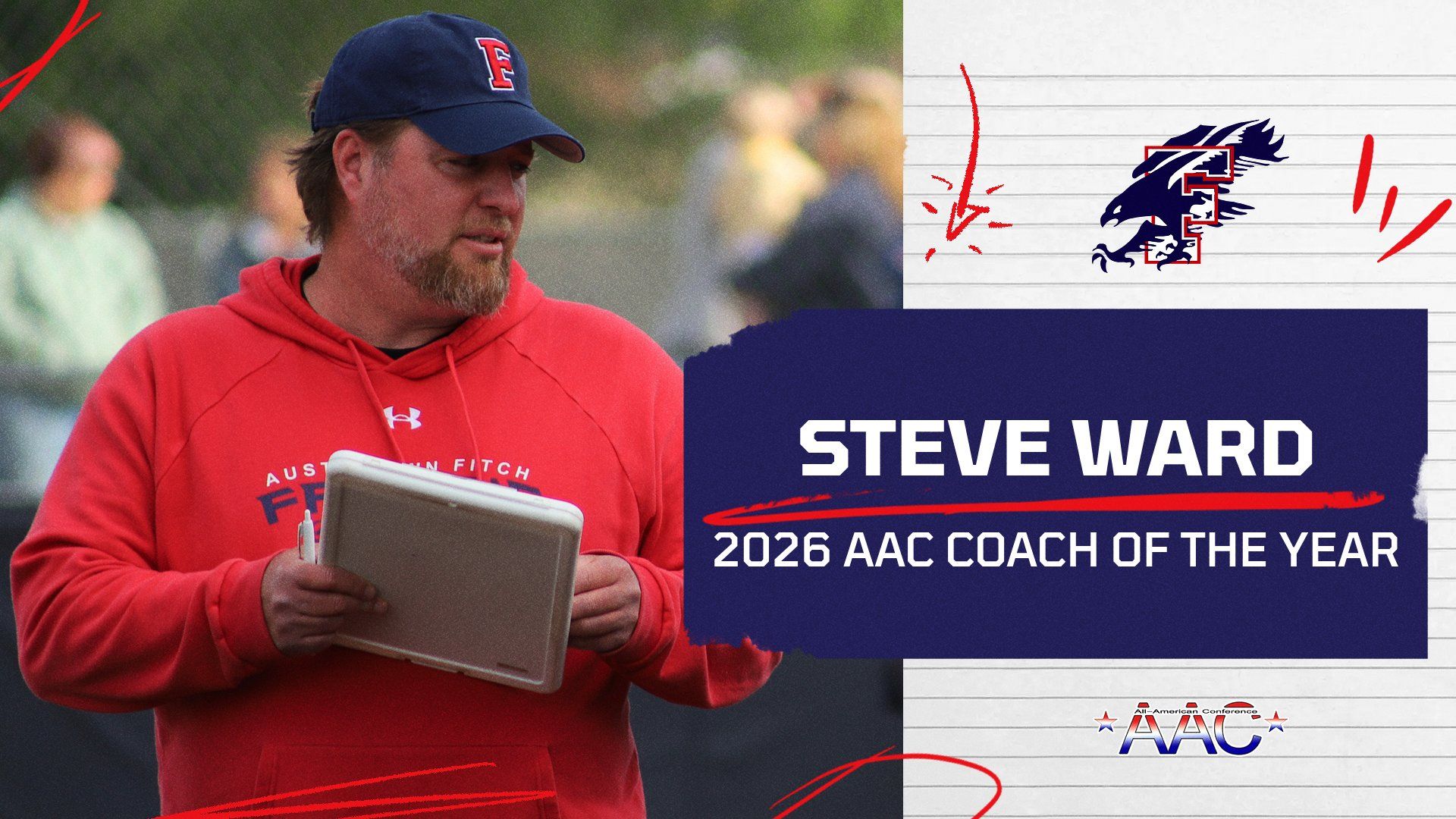 Steve Ward AAC Coach Of The Year 1778882559951